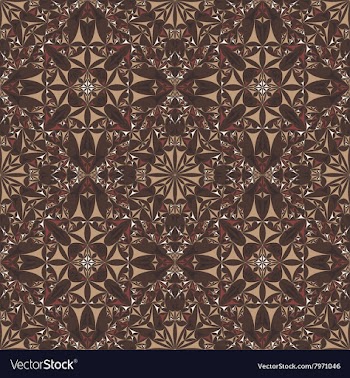 Kaleidoscope Inspired Floral Background vector image