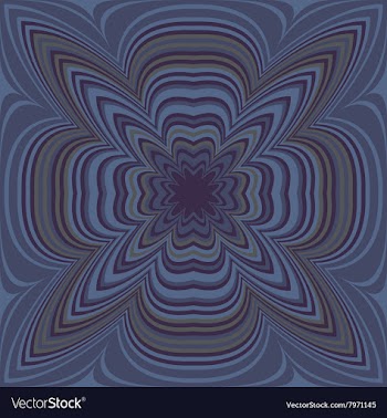 Kaleidoscope Inspired Floral Background vector image