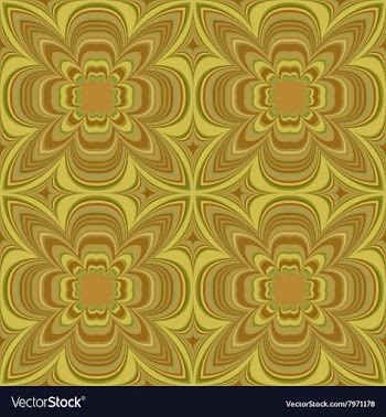 Kaleidoscope Inspired Floral Background vector image