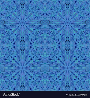 Kaleidoscope Inspired Floral Background vector image