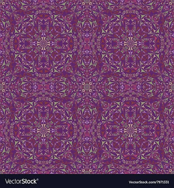 Kaleidoscope Inspired Floral Background vector image