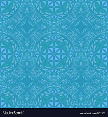 Kaleidoscope Inspired Floral Background vector image