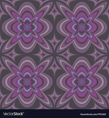 Kaleidoscope Inspired Floral Background vector image