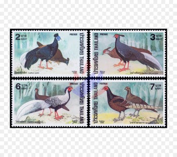 Kalij pheasant Postage Stamps Silver pheasant Dinosaur - dinosaur 