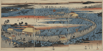Kameido umeyashiki zenzu. Original from the Library | Free Photo - rawpixel