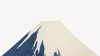 Kamisaka Sekka's Mount Fuji collage | Free PSD Illustration - rawpixel
