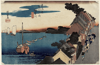 Kanagawa: View of the EmbankmentOriginal | Free Photo - rawpixel