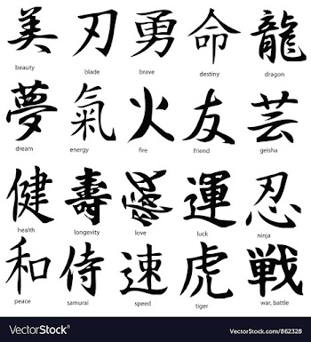  					Kanji vector image														