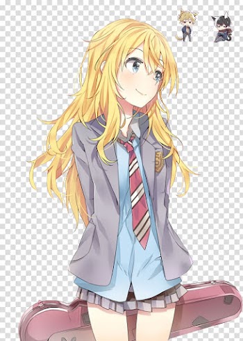 Kaori Kousei Your Lie in April Anime Music, april transparent background PNG clipart