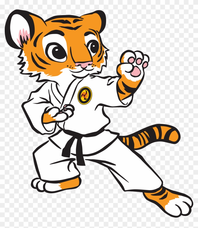 Karate Tiger Clipart Clipart Kid - Tiger Karate