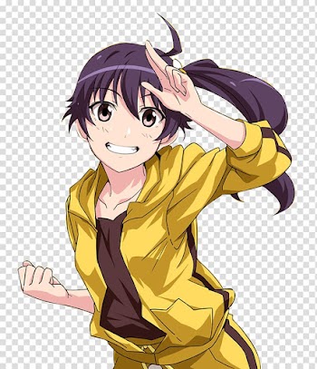 Karen Araragi Monogatari Series Onimonogatari Anime Seiyu, Anime transparent background PNG clipart