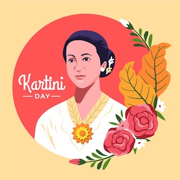 Kartini day concept Free Vector