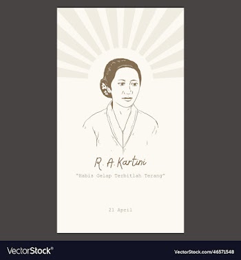 kartini vintage instagram story design concept