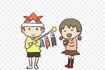 Kashiwamochi, Koinobori, Childrens Day, Cartoon, Male PNG
