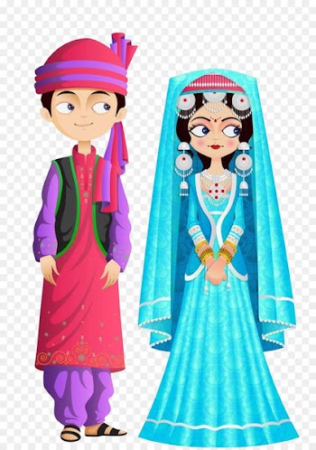 Kashmir Bride Stock photography Wedding Clip art - Brunei Traditional Wedding Dress 