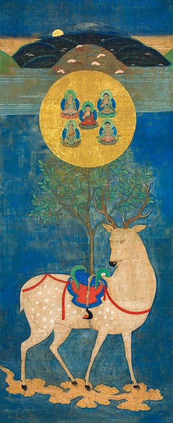 Kasuga Deer Mandala (mid&ndash;1300s to 1400s) Japanese painting in high resolution by William Henry Fox Talbot. Original from The
Cleveland Museum of Art. Digitally enhanced by rawpixel.