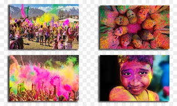 Kathmandu Festival Purple Magenta Violet - holi 