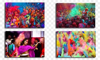 Kathmandu Holi Color Purple Magenta - holi 