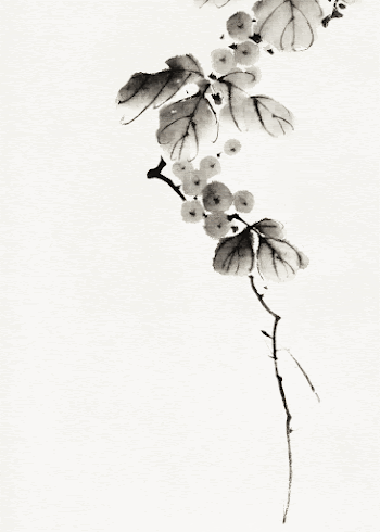 Katsushika Hokusai&rsquo;s berry branch (1760-1849) | Free Photo Illustration - rawpixel