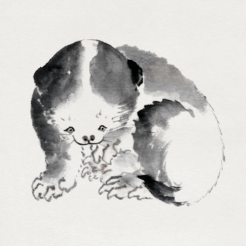 Katsushika Hokusai&rsquo;s cat (1760-1849) vintage | Free Photo Illustration - rawpixel