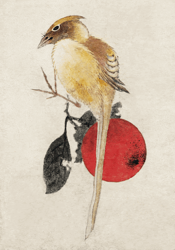 Katsushika Hokusai's bird, from Album | Free Photo Illustration - rawpixel