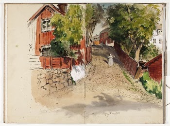 Katu porvoosta, luonnos 1902, 1902
part | Free Photo - rawpixel