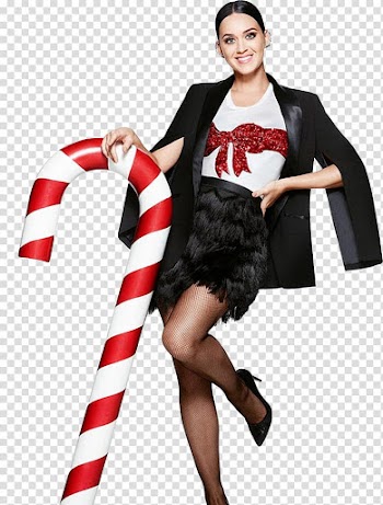 Katy Perry Christmas transparent background PNG clipart