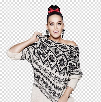 Katy Perry Christmas transparent background PNG clipart