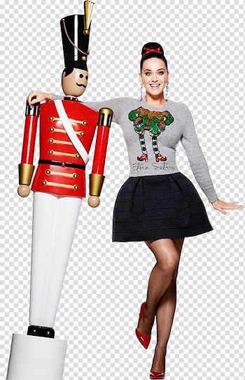 Katy Perry Christmas transparent background PNG clipart