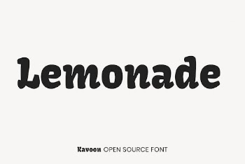 Kavoon open source font by Viktoriya | Free Font Add-on - rawpixel