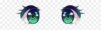 Kawaii Anime Eyes By Djdupstep15 - Anime Eyes No Background