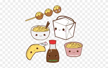 Kawaii Asian Food Via Tumblr On We Heart It - Cute Food Drawings