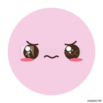 kawaii emoji cartoon face