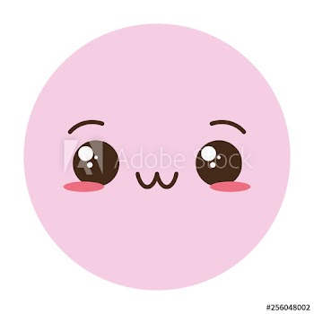 kawaii emoji cartoon face