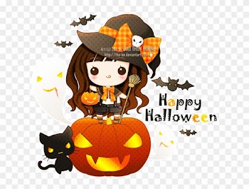 Kawaii Happy Halloween - Kawaii Little Witch Tote Bag, Adult Unisex, Natural