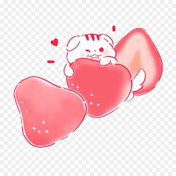 Kawaii Image Cuteness Sticker Cat - adesivo ornament 