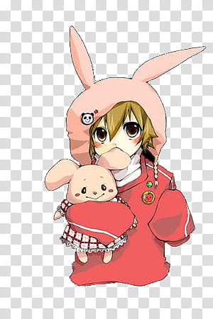 Kawaii KHR, brown-haired girl anime transparent background PNG clipart