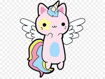 Kawaii Kunicorn T-shirt Cat Kawaii Kunicorn - easy kitty 