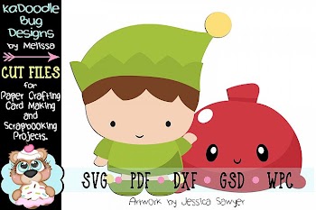 Kawaii Toy Elf Cut File - SVG PDF DXF GSD WPC