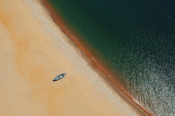 Kayak On Sand
