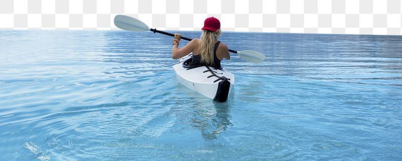 Kayak river png border, travel, | Free PNG - rawpixel