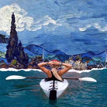 Kayaking woman, Van Gogh's art | Free Photo - rawpixel