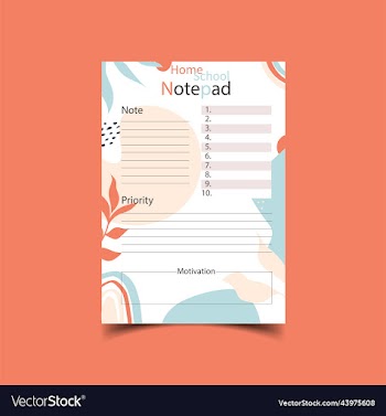 kdp interior homeschool planner