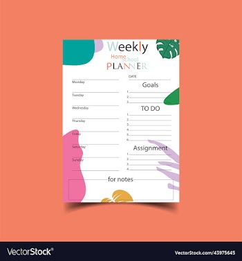 kdp interior homeschool planner 14