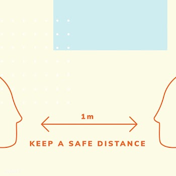 Keep a safe distance to prevent coronavirus social distancing awarenes.. | Free  vector - 2300793