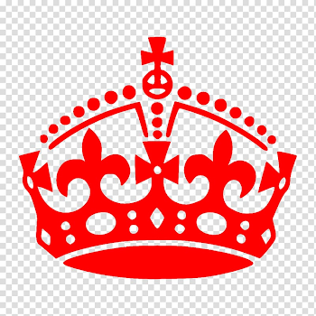 Keep Calm and Carry On Logo Crown , red-crowned transparent ...