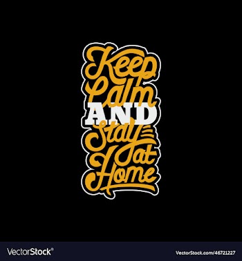 keep calm and stay at home covid-19 quote