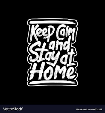 keep calm and stay at home covid-19 quote