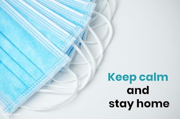 Keep calm and stay home coronavirus pandemic banner | Free  photo - 2299811