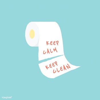 Keep calm, keep clean during coronavirus pandemic element vector | Free  vector - 2302552